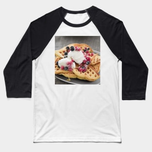 Ice Cream Waffles Baseball T-Shirt